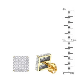 1 Carat Diamond Earrings 14K White Gold Studs -Borcely Jewelry Sales 1 carat diamond earrings 14k gold p 47937 rulerye
