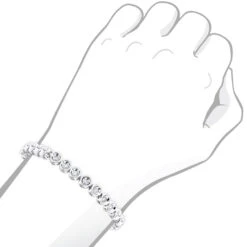 10K White Gold Bezel Set Round Diamond Tennis Bracelet 1.65ct By Luxurman 8 10K White Gold Bezel Set Round Diamond Tennis Bracelet 1.65ct By Luxurman -Borcely Jewelry Sales 10k gold bezel set round diamond tennis bracelet 165ct by luxurman bodwh