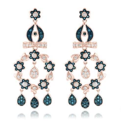 14K White Gold Blue Diamond Flower Chandelier Earrings 1.61ct 7 14K White Gold Blue Diamond Flower Chandelier Earrings 1.61ct -Borcely Jewelry Sales 14k blue diamond flower chandelier earrings 161ct p 22365 ro
