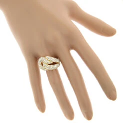 14K Yellow Gold Diamond Fashion Ring For Women 2.30ct 5 14K Yellow Gold Diamond Fashion Ring For Women 2.30ct -Borcely Jewelry Sales 14k diamond fashion ring 230ct p 42072 bodye