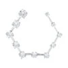 14K White Gold 11 Stone Diamond Journey Necklace 5.37ct