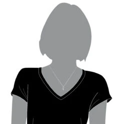 14K White Gold 5 Stone Diamond Journey Pendant 0.52ct -Borcely Jewelry Sales 14k gold 5 stone diamond journey pendant 052ct p 28158 bodwh