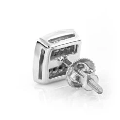 14K White Gold Blue Yellow Diamond Earrings 0.19ct 8 14K White Gold Blue Yellow Diamond Earrings 0.19ct -Borcely Jewelry Sales 14k gold blue yellow diamond earrings 019ct p 22298 backwh