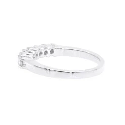 14K White Gold 7 Stone Designer Diamond Engagement Ring Band 0.25ct 11 14K White Gold 7 Stone Designer Diamond Engagement Ring Band 0.25ct -Borcely Jewelry Sales 14k gold designer diamond engagement ring band 025ct p 26205 backwh