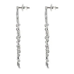 14K White Gold Diamond Chandelier Earrings 0.36ct -Borcely Jewelry Sales 14k gold diamond chandelier earrings 036ct p 22320 backwh
