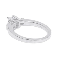 Thin 14K Yellow Gold Diamond Designer Engagement Ring Band 0.38ct -Borcely Jewelry Sales 14k gold diamond designer engagement ring band 038ct p 23364 backwh