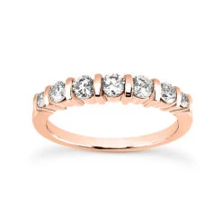 14K White Gold Diamond Handmade Designer Engagement Ring Band 0.50ct -Borcely Jewelry Sales 14k gold diamond designer engagement ring band 050ct p 28262 rose 20220426