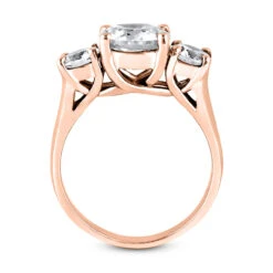 14K White Gold Round Diamond Prong Set Engagement Ring Mounting 0.20ct -Borcely Jewelry Sales 14k gold diamond engagement ring mounting 020ct p 25443 additional rose