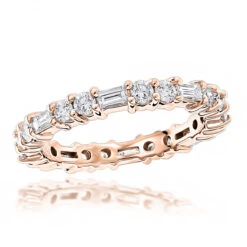 14K White Gold Diamond Eternity Band 1.44ct 16 Stones -Borcely Jewelry Sales 14k gold diamond eternity band 144ct p 24931 ro