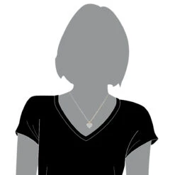 14K Yellow Gold 1 Carat Diamond Heart Pendant By Luxurman -Borcely Jewelry Sales 14k gold diamond heart pendant 100ct p 86 bodye