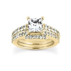 14K White Gold Diamond Unique Engagement Ring Set 0.94ct -Borcely Jewelry Sales 14k gold diamond unique engagement ring set 094ct p 23481 yellow 20220426