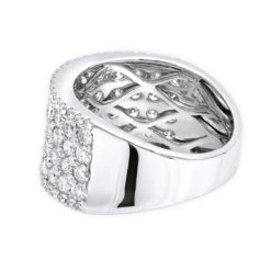 14K White Gold Diamond Wedding Band Or Cocktail Ring For Women 3ct By Luxurman -Borcely Jewelry Sales 14k gold diamond wedding band or cocktail ring for women 3ct by luxurman backwh