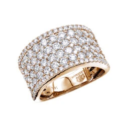 14K White Gold Diamond Wedding Band Or Cocktail Ring For Women 3ct By Luxurman -Borcely Jewelry Sales 14k gold diamond wedding band or cocktail ring for women 3ct by luxurman ro