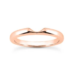 Thin 14K White Gold Wedding Ring Band 2.3mm -Borcely Jewelry Sales 14k gold engagement ring band p 23105 rose 20220426