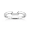 Thin 14K White Gold Engagement Ring Band 2.1mm