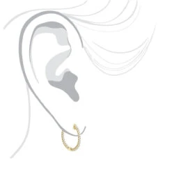 14K Yellow Gold Inside Out Diamond Hoop Earrings 1.85ct -Borcely Jewelry Sales 14k gold inside out diamond hoop earrings 185ct p 6267 bodye