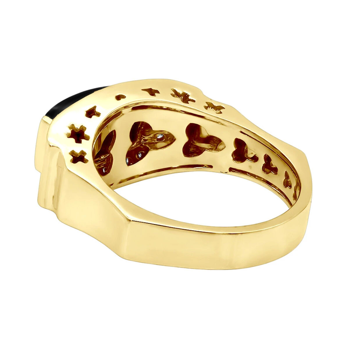 14K White Gold Ladies Black Onyx Ring 0.26ct 5 14K White Gold Ladies Black Onyx Ring 0.26ct - Image 5