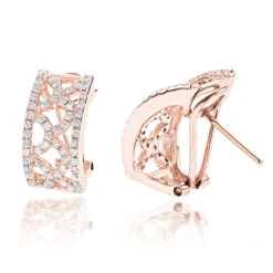 14K White Gold Ladies Diamond Earrings 1.76ct -Borcely Jewelry Sales 14k gold ladies diamond earrings 176ct p 40480 ro