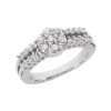14K White Gold Ladies Diamond Ring 0.45ct