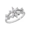 14K White Gold Ladies Diamond Ring 0.91ct