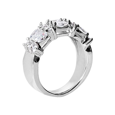 14K White Gold Ladies Diamond Ring 1.74ct 3 14K White Gold Ladies Diamond Ring 1.74ct - Image 3