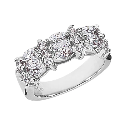 14K White Gold Ladies Diamond Ring 1.74ct 1 14K White Gold Ladies Diamond Ring 1.74ct