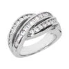 14K White Gold Ladies Diamond Ring 1.76ct 11.5mm