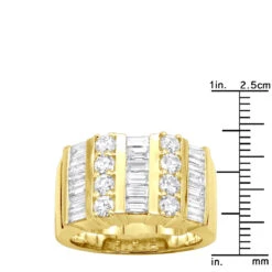 14K Yellow Gold Ladies Diamond Ring 2.60ct 15 14K Yellow Gold Ladies Diamond Ring 2.60ct -Borcely Jewelry Sales 14k gold ladies diamond ring 260ct p 29263 rulerye