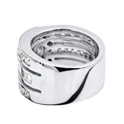 Unique 14K White Gold Right Hand Diamond Ring For Women 3.01ct By Luxurman 15 Unique 14K White Gold Right Hand Diamond Ring For Women 3.01ct By Luxurman -Borcely Jewelry Sales 14k gold right hand diamond ring 301ct p 29764 backwh