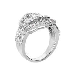14K White Gold Right Hand Ladies Diamond Ring 1ct 18.4mm 6 14K White Gold Right Hand Ladies Diamond Ring 1ct 18.4mm -Borcely Jewelry Sales 14k gold right hand ladies diamond ring 1ct p 29819 back white