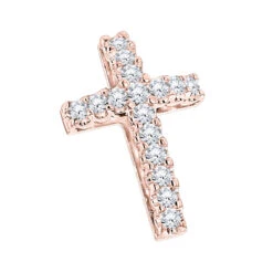 14K White Gold Round Diamond Cross Pendant 1.2ct -Borcely Jewelry Sales 14k gold round diamond cross pendant 120ct p 26568 ro