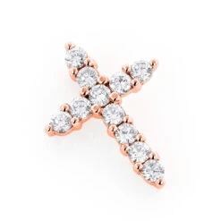 14K White Gold Round Diamond Cross Pendant 1.32ct 17.5mm -Borcely Jewelry Sales 14k gold round diamond cross pendant 132ct p 26508 ro