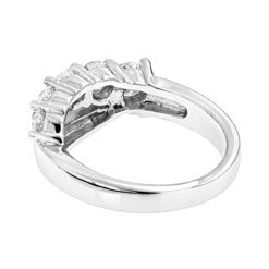 14K White Gold Round Diamond Ladies Ring 1.25ct 8.3mm 9 14K White Gold Round Diamond Ladies Ring 1.25ct 8.3mm -Borcely Jewelry Sales 14k gold round diamond ladies ring 125ct p 29115 backwh