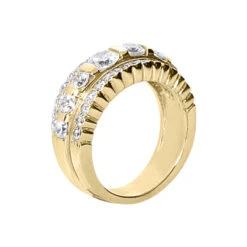 14K White Gold Round Diamond Ladies Ring 1.61ct 8.9mm 7 14K White Gold Round Diamond Ladies Ring 1.61ct 8.9mm -Borcely Jewelry Sales 14k gold round diamond ladies ring 161ct p 29320 back yellow