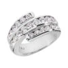 14K White Gold Round Diamond Ladies Ring 1.74ct
