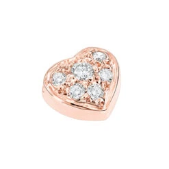 Small 14K Yellow Gold Round Diamond Pave Heart Pendant 0.16ct -Borcely Jewelry Sales 14k gold round diamond pave heart pendant 016ct p 27725 ro