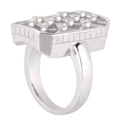 Front Page 16 Front Page -Borcely Jewelry Sales 14k gold round diamond right hand ladies ring 018ct p 29711 back white