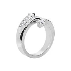 14K White Gold Round Diamond Right Hand Ring 0.90ct 6 14K White Gold Round Diamond Right Hand Ring 0.90ct -Borcely Jewelry Sales 14k gold round diamond right hand ring 090ct p 29744 back white