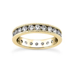 Thin 14K White Gold Round Diamonds Eternity Band 1.54ct -Borcely Jewelry Sales 14k gold round diamonds eternity band 154ct p 24833 yellow 20220426