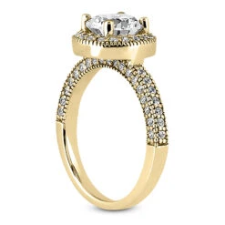 14K White Gold Unique Diamond Engagement Ring Set 1.63ct -Borcely Jewelry Sales 14k gold unique diamond engagement ring set 163ct p 23550 additional yellow