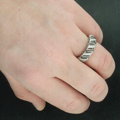 14K White Gold White Black Diamond Ring 0.32ct 5 14K White Gold White Black Diamond Ring 0.32ct -Borcely Jewelry Sales 14k gold white black diamond ring 032ct p 43295bod