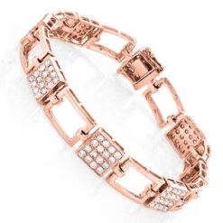 14K White Gold Ladies Diamond Bracelet 2.98ct -Borcely Jewelry Sales 14k ladies diamond bracelet 298ct p 41382 ro