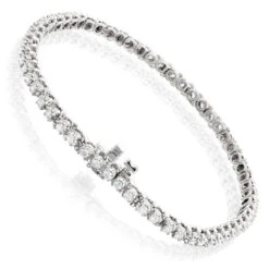 Round Diamond Women's Tennis Bracelet 14K White Gold 1 1/2ct -Borcely Jewelry Sales 14k round diamond tennis bracelet 14k gold 1 12ct p 22290 backwh