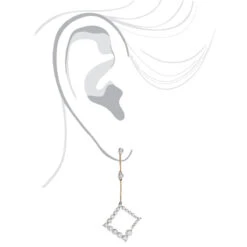 Two Tone 14K Rose Gold Journey Diamond Earrings 1 Carat -Borcely Jewelry Sales 14k two tone gold journey diamond earrings 1 carat p 154 bodro