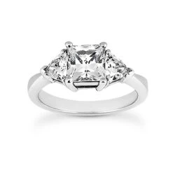 18K White Gold Diamond Engagement Ring Set 0.70ct -Borcely Jewelry Sales 18k gold diamond engagement ring set 070ct p 33030 back white 20220420 20220426