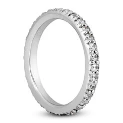 Thin 18K White Gold Diamond Eternity Band 0.64ct -Borcely Jewelry Sales 18k gold diamond eternity band 064ct p 30442 back white 20220420 20220426