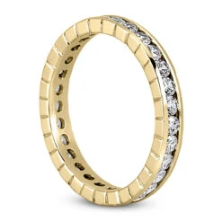 Thin 18K White Gold Diamond Eternity Band 0.84ct -Borcely Jewelry Sales 18k gold diamond eternity band 084ct p 30452 back yellow 20220426