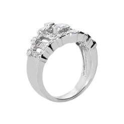 18K White Gold Diamond Right Hand Women's Ring 0.75ct 6 18K White Gold Diamond Right Hand Women's Ring 0.75ct -Borcely Jewelry Sales 18k gold diamond right hand womens ring 075ct p 31625 back white 20220426