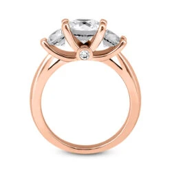Thin 18K White Gold Diamond Three Stones Engagement Ring 1.04ct 15 Thin 18K White Gold Diamond Three Stones Engagement Ring 1.04ct -Borcely Jewelry Sales 18k gold diamond three stones engagement ring 104ct p 33388 additional rose