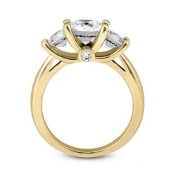 Thin 18K White Gold Diamond Three Stones Engagement Ring 1.04ct 16 Thin 18K White Gold Diamond Three Stones Engagement Ring 1.04ct -Borcely Jewelry Sales 18k gold diamond three stones engagement ring 104ct p 33388 additional yellow